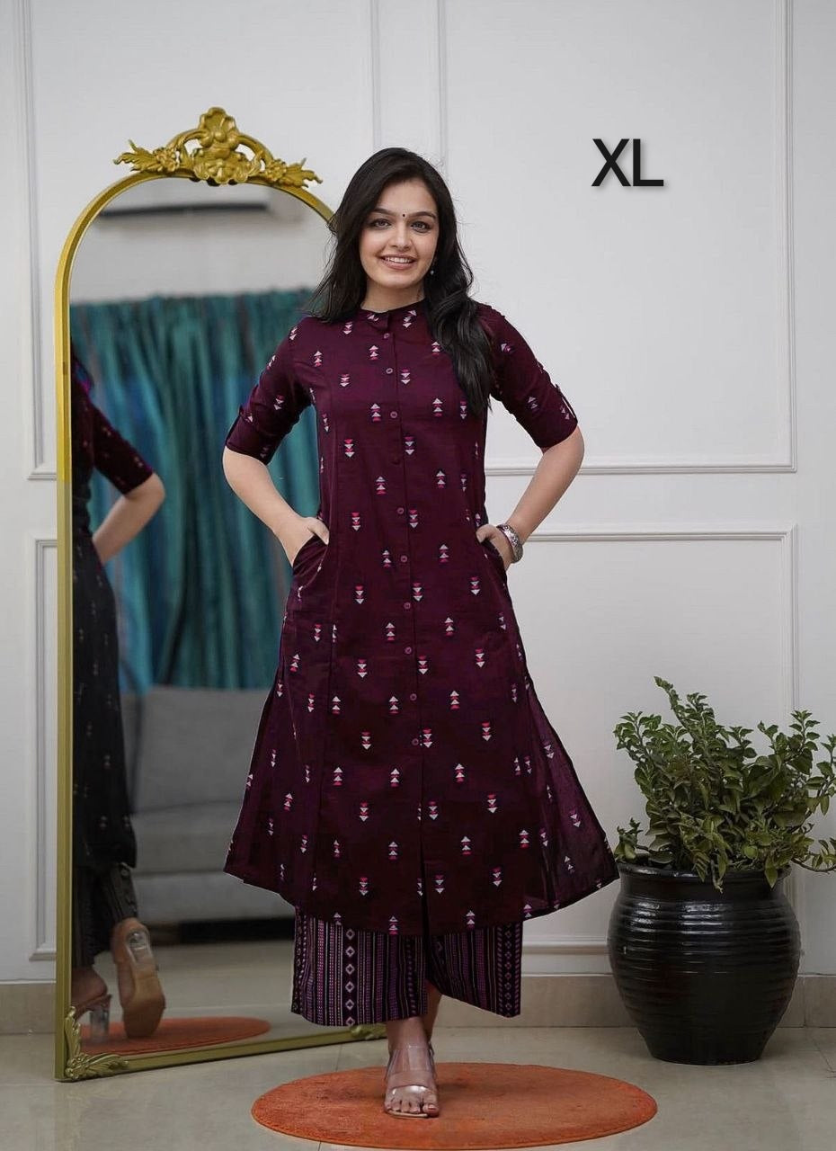 Maroon co-ord
