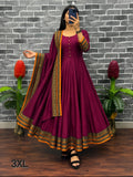 Red Anarkali