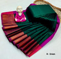 Wide border silk sari