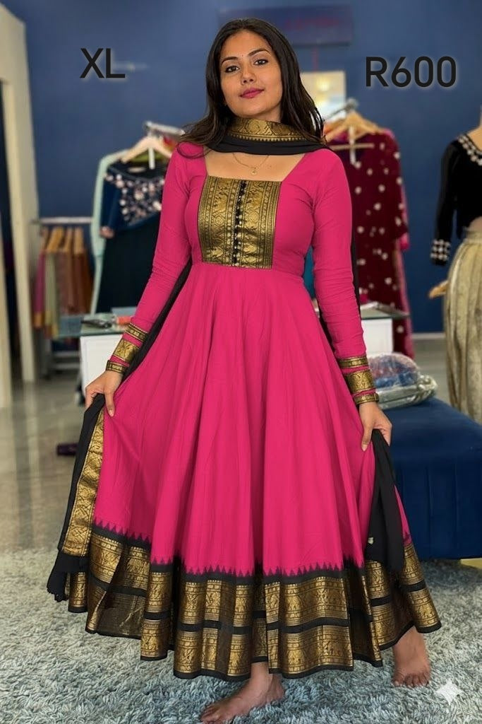 Ceries and black Anarkali