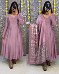 Pink plus size Anarkali