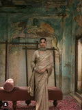 beige saree