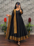 Black south Indian inspired Anarkali