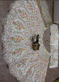 white floral lehenga