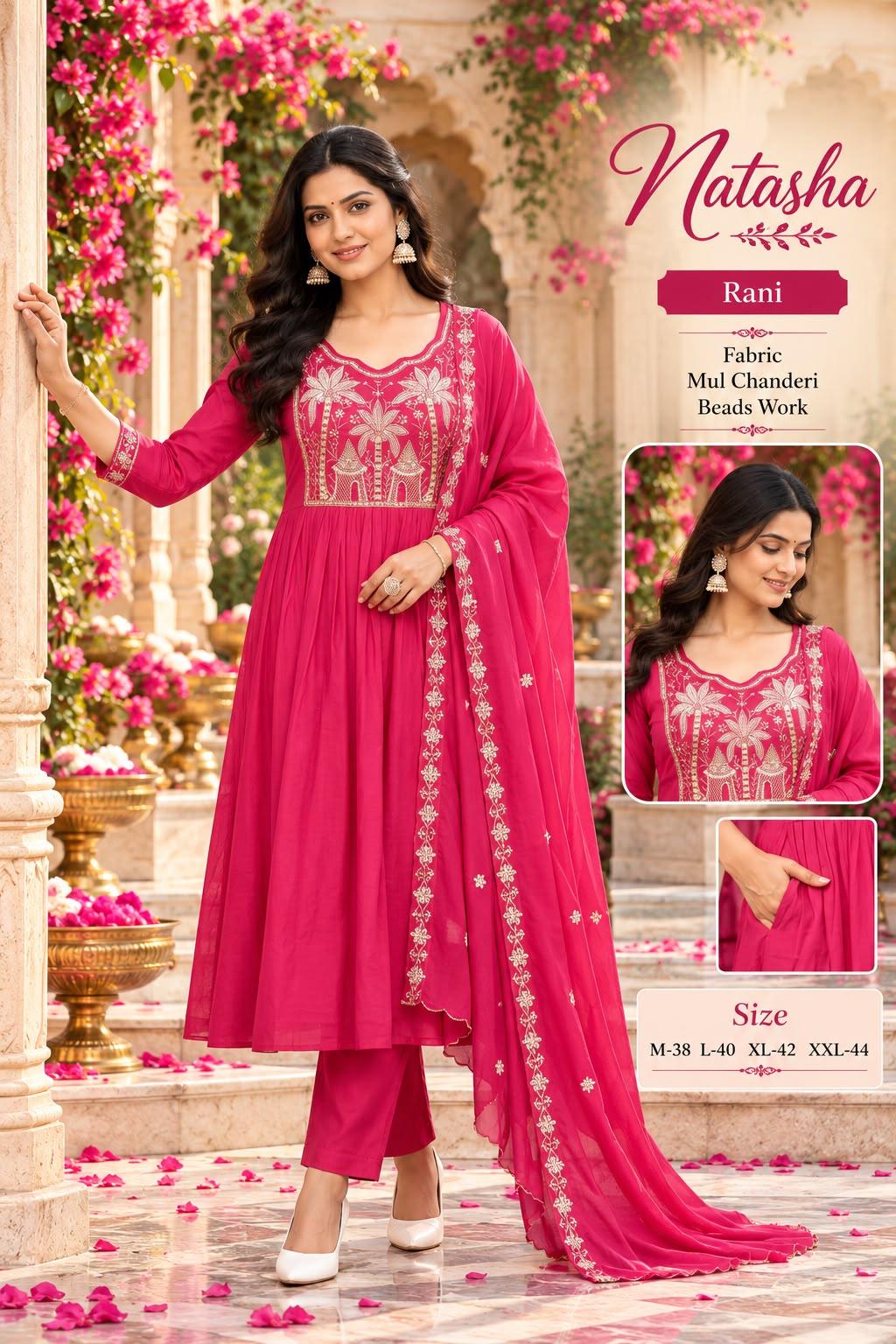 Pink 3ps salwar