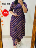 Navy floral co-ord