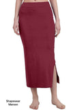 Maroon shapewear skirt