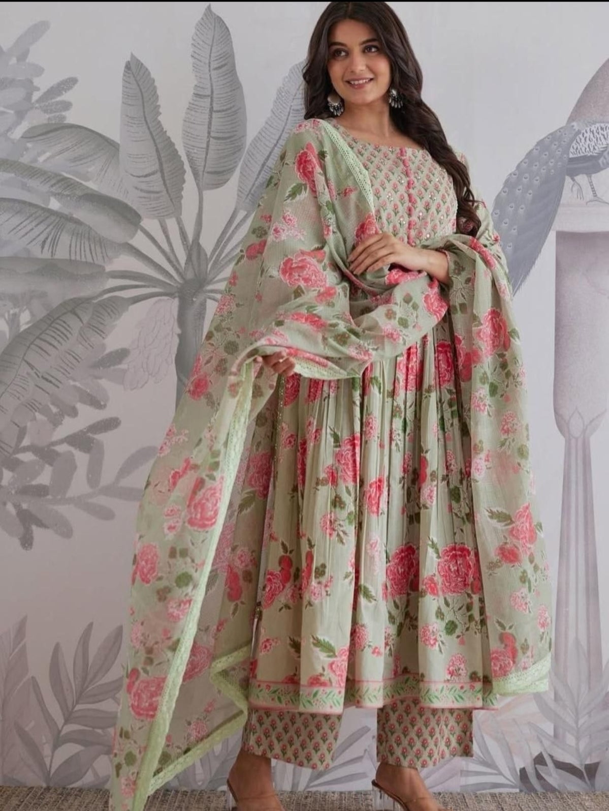 Pista green salwar