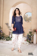 Navy and white co-ord