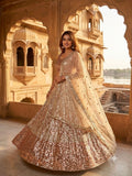 Gold lehenga